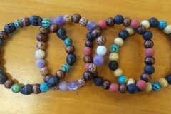 Bracelets-wood-gemstone